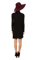 Amanda Long Sleeved Dress - Black - Reina Valentina