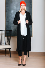 Black Duster - Zika Jacket - Reina Valentina