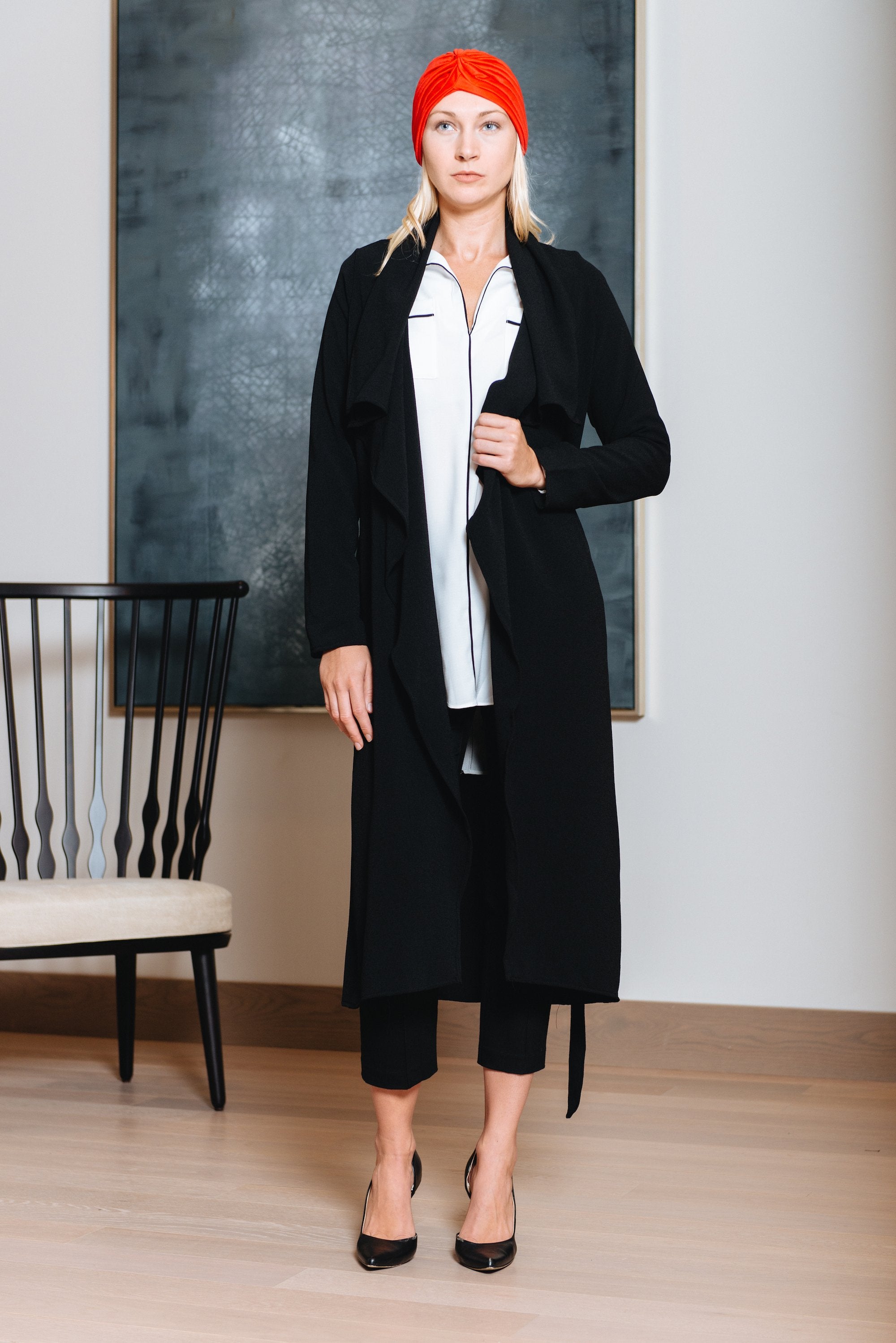 Black Duster - Zika Jacket - Reina Valentina