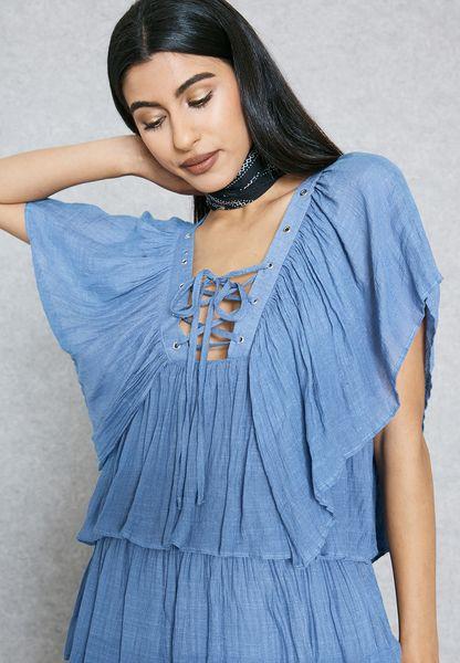 Cascade Layered Dress - Reina Valentina