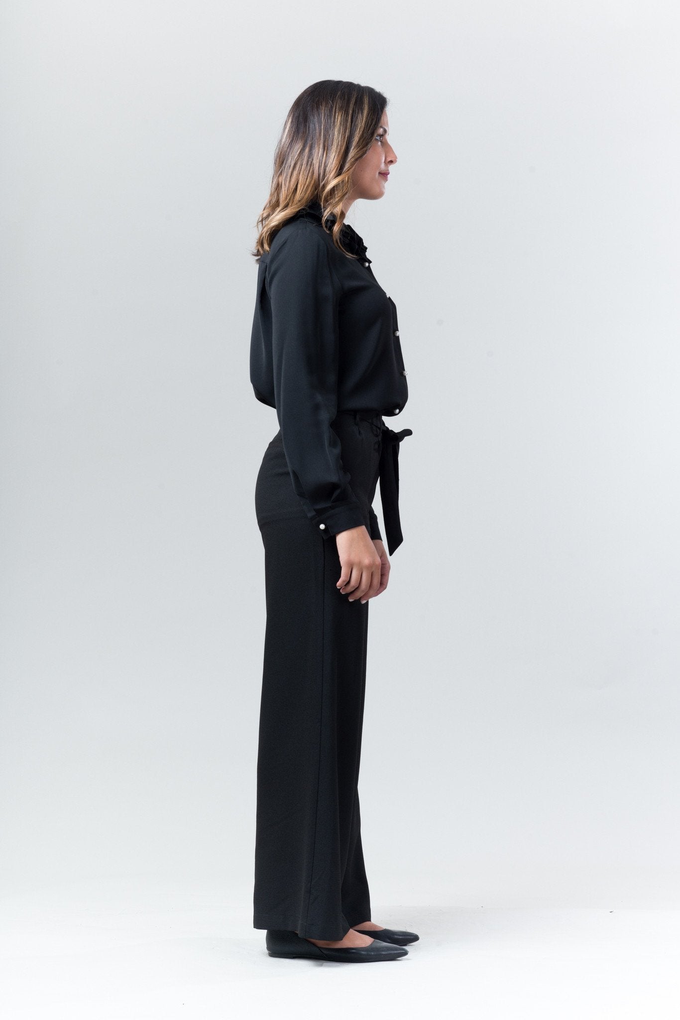 New Standard Blouse - Black - Reina Valentina