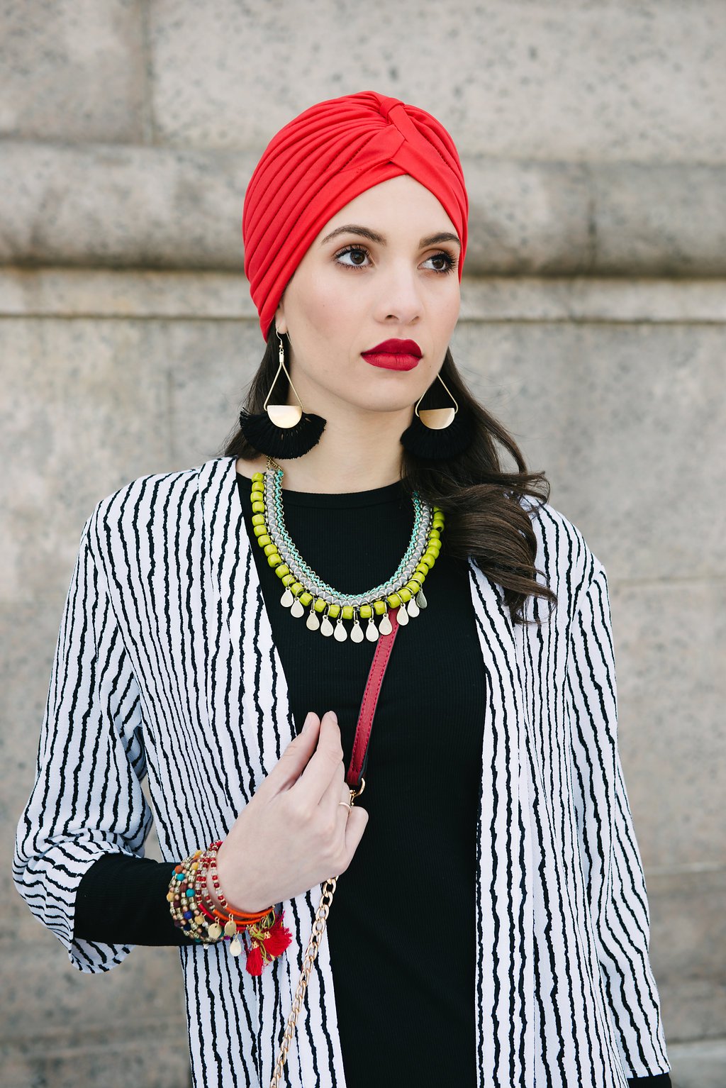 Fanned Arc Earrings - Reina Valentina