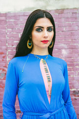 Sea & Earth Ladder Necklace - Reina Valentina