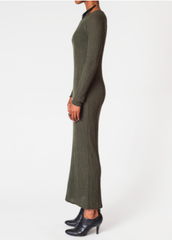 Elm Sweater Dress - Olive Green - Reina Valentina