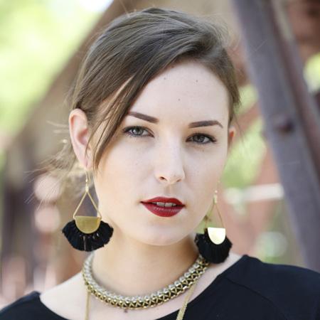 Fanned Arc Earrings - Reina Valentina