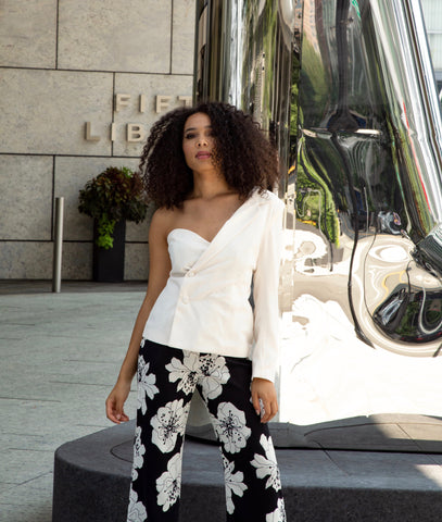 One Shoulder Jacket - Reina Valentina