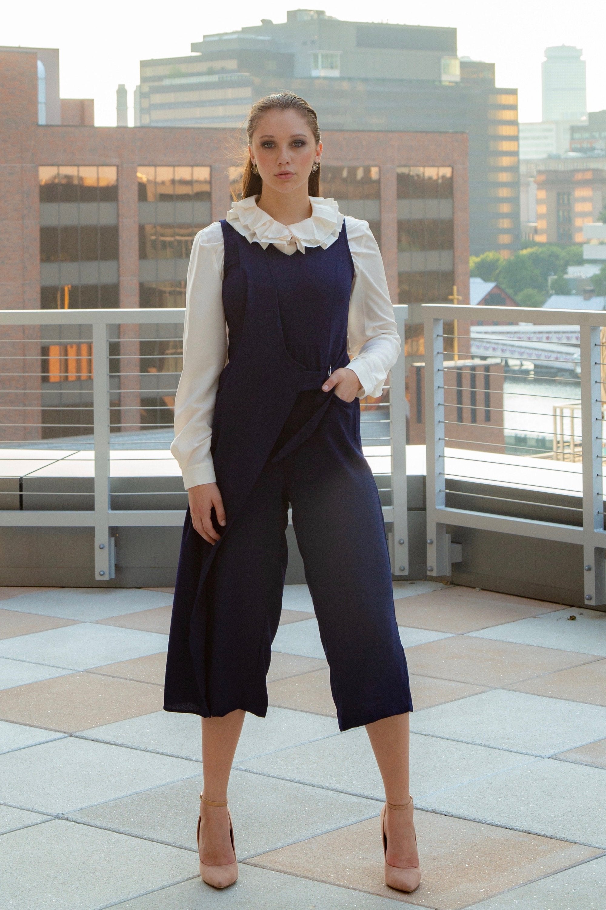 New Standard Blouse - Cream - Reina Valentina