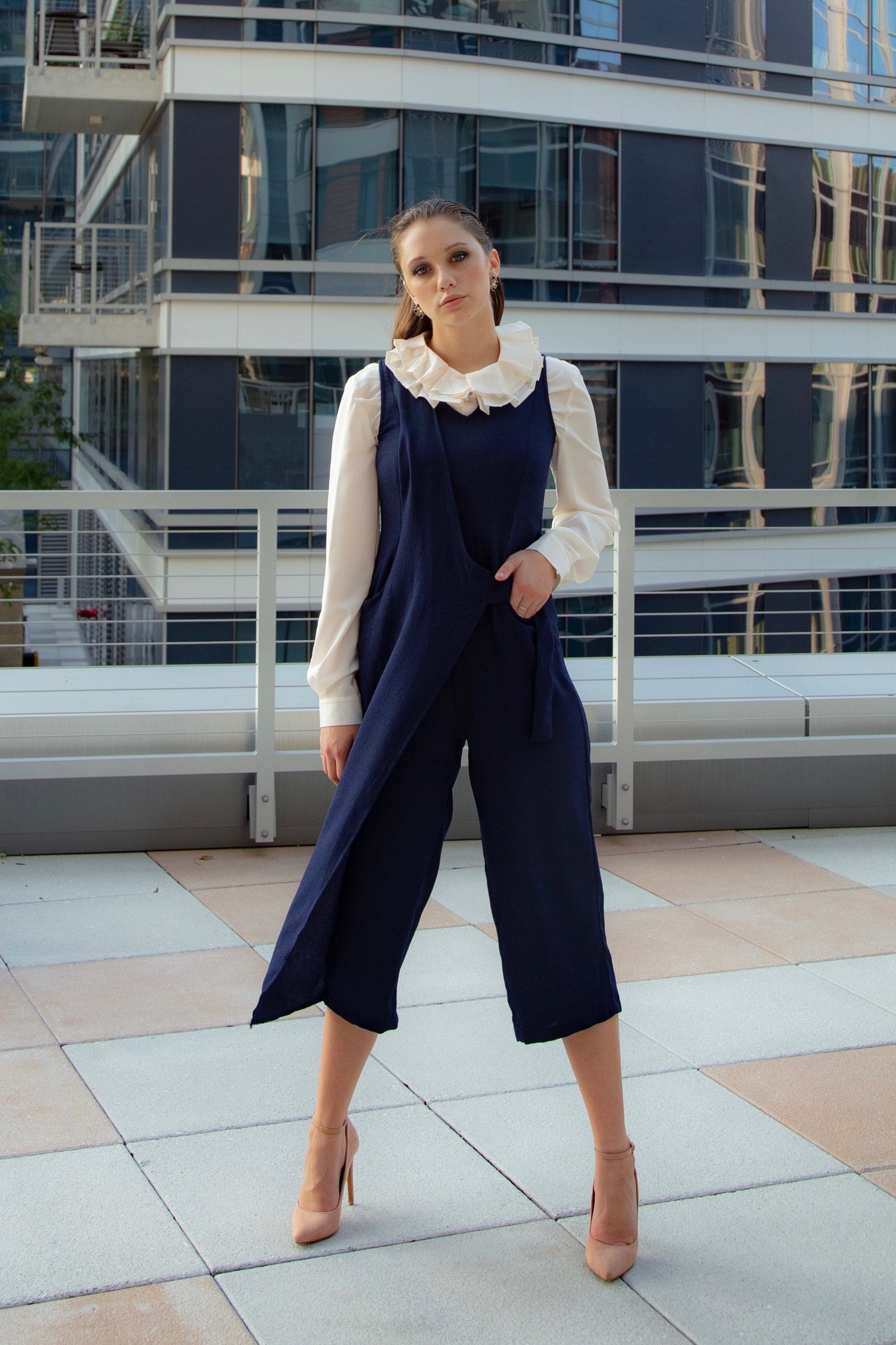 New Standard Blouse - Cream - Reina Valentina