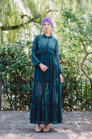 Isabelle Dress - Teal - Reina Valentina