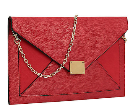 Liz Envelope Clutch - Red - Reina Valentina