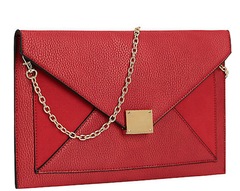 Liz Envelope Clutch - Red - Reina Valentina