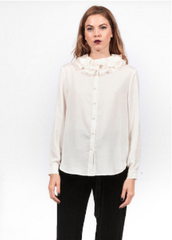 New Standard Blouse - Cream - Reina Valentina