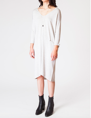 Raven Sweater Dress - Ash Gray - Reina Valentina