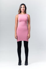 Boatneck Tank Slip Dress - Rose - Reina Valentina