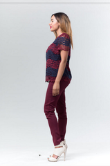 SKINNY TROUSERS - MULBERRY - Reina Valentina