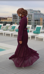 Isabelle Dress - Magenta - Reina Valentina