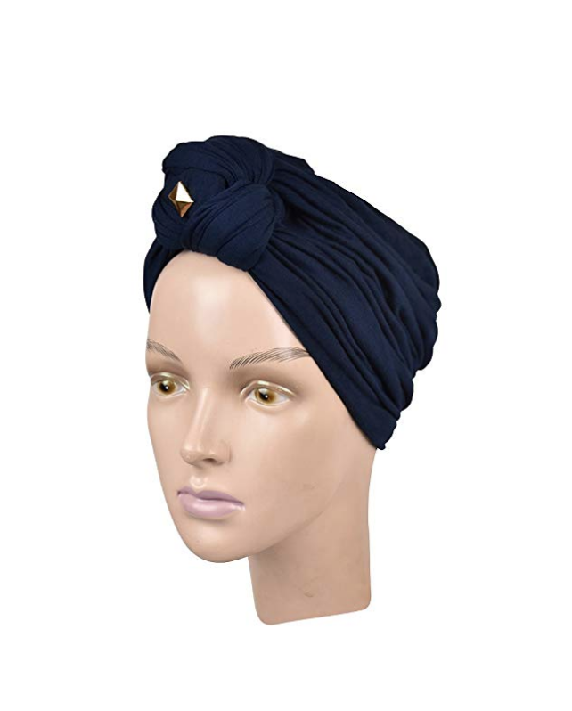 Twist Gold Stud Turban - Reina Valentina