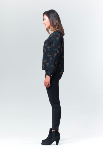 VICTORIAN TOP - BLACK - Reina Valentina