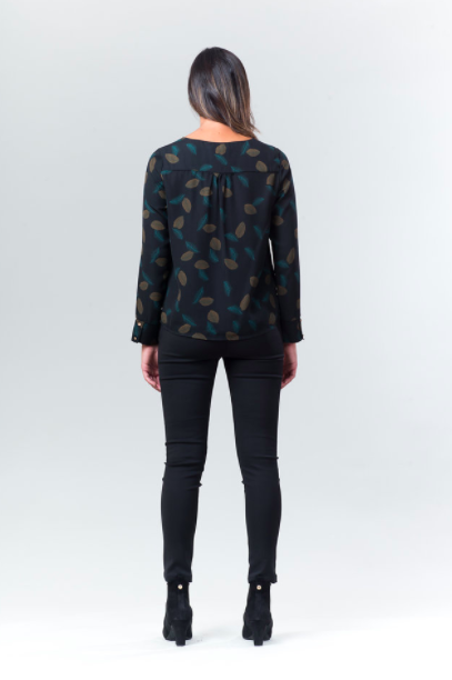 VICTORIAN TOP - BLACK - Reina Valentina