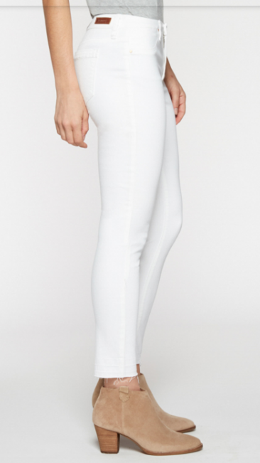 SKINNY WHITE LINES JEANS - Reina Valentina