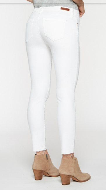 SKINNY WHITE LINES JEANS - Reina Valentina