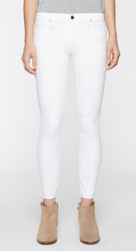 SKINNY WHITE LINES JEANS - Reina Valentina