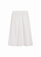 Textured White Skirt - Reina Valentina