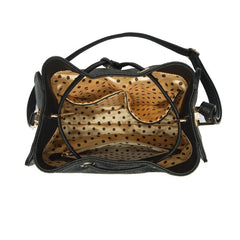 Alexandra Structured Bucket Bag - Black - Reina Valentina