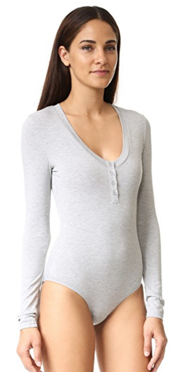 Henley Body Suit - Reina Valentina