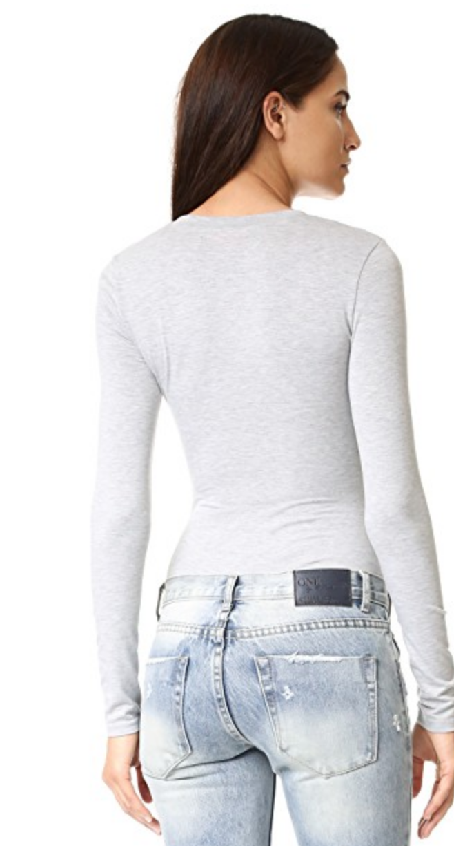 Henley Body Suit - Reina Valentina