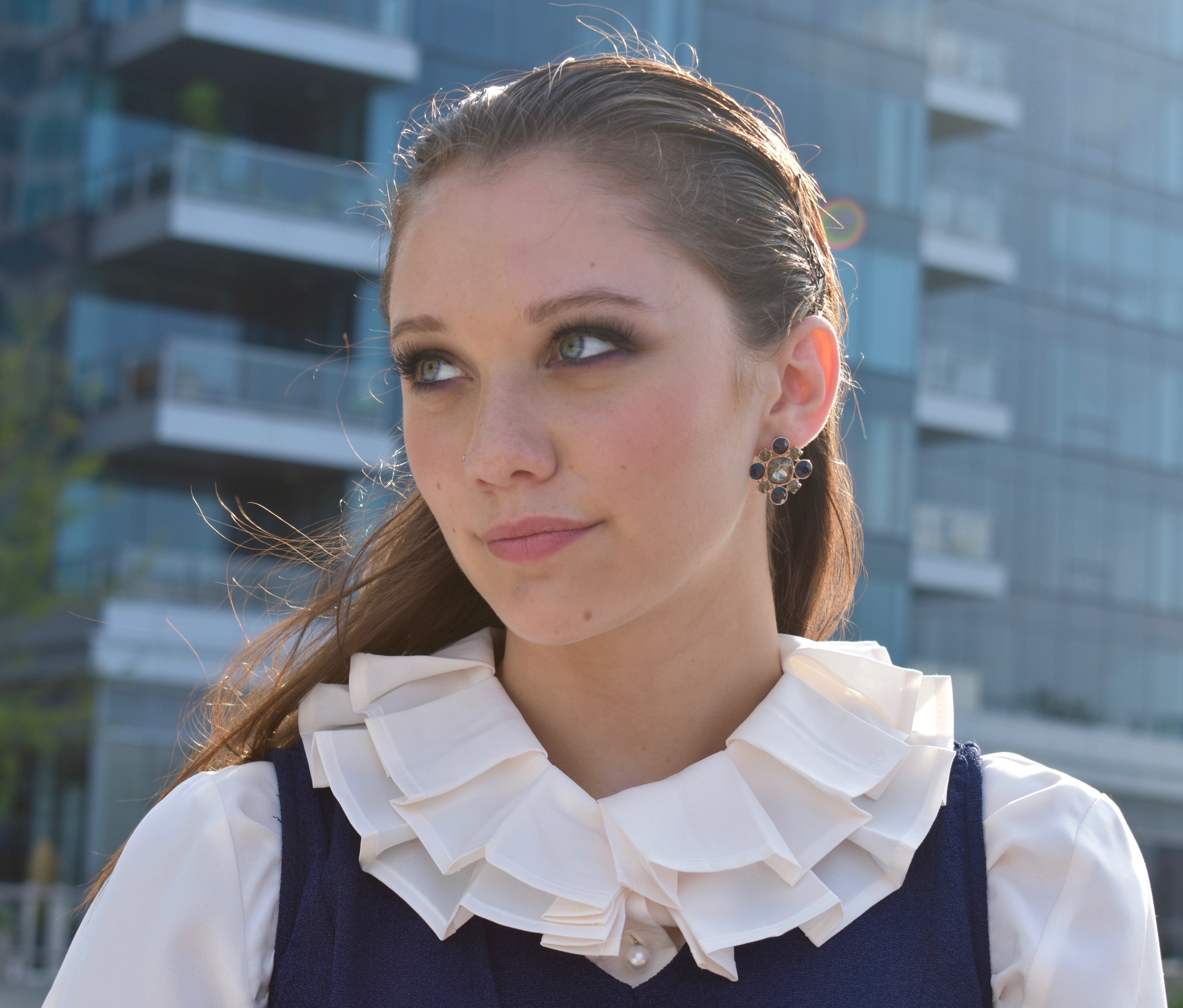 Jewel Blue Stud earrings - Reina Valentina
