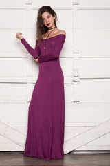 Larisa Dress - Claret - Reina Valentina