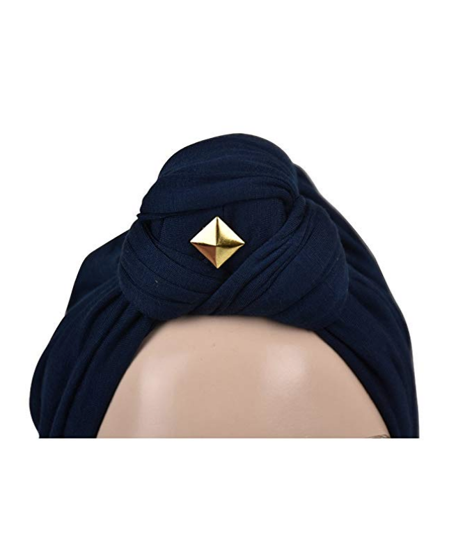 Twist Gold Stud Turban - Reina Valentina