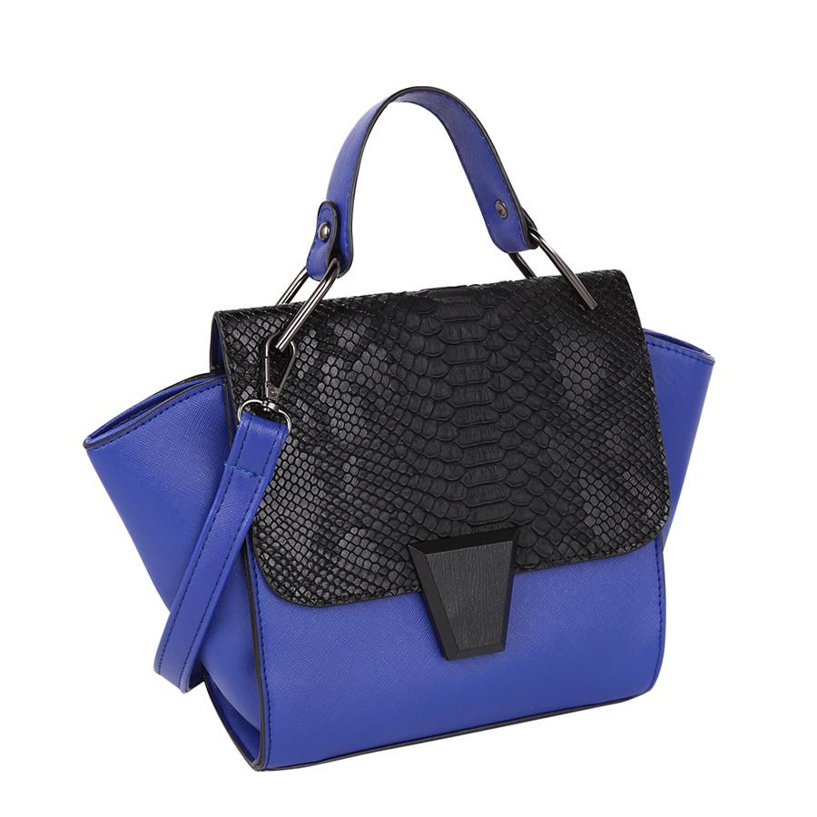 Ricci Winged Top Handle Bag - Blue - Reina Valentina