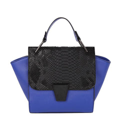 Ricci Winged Top Handle Bag - Blue - Reina Valentina