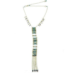 Sea & Earth Ladder Necklace - Reina Valentina