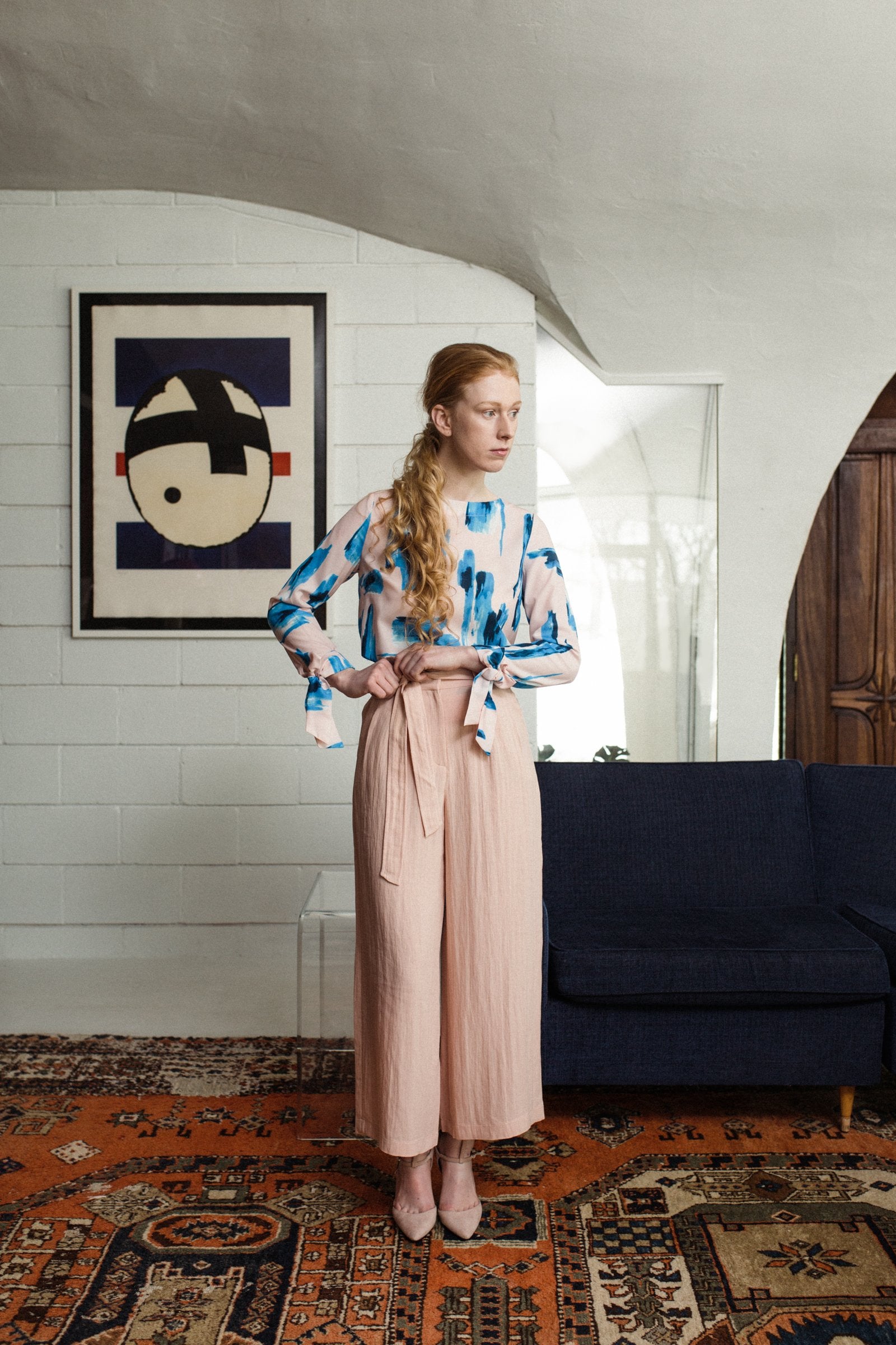 Phoebe High Wasited Bell Pants - Reina Valentina