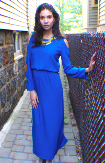 Florence Maxi Dress - Blue - Reina Valentina