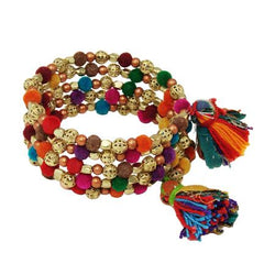 Colorful Spiral Bracelet - Reina Valentina